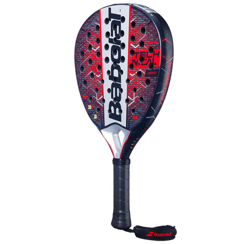 Babolat Technical Veron 2025 – Raquette de padel goutte d'eau polyvalente — Noir/Rouge