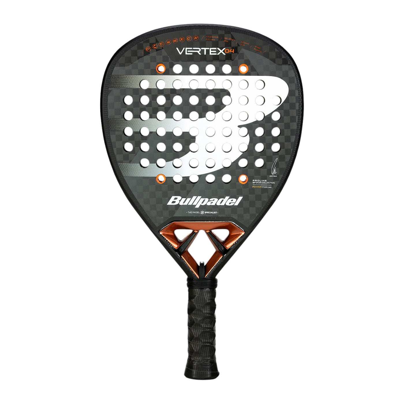 Raquette de padel Bullpadel Vertex 04 2025 - vue de face