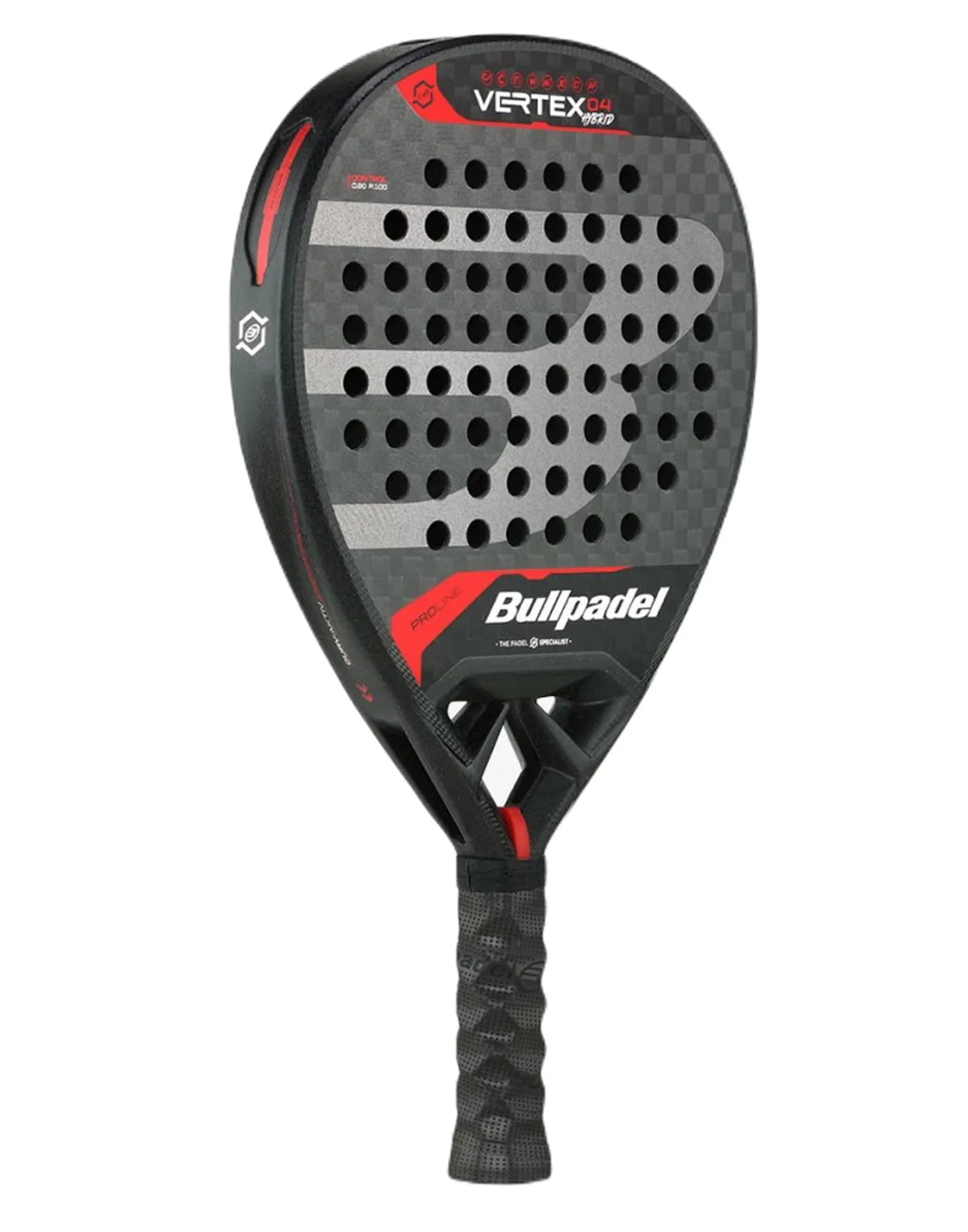 Raquette de padel Bullpadel Vertex 04 Hybrid 2024 - vue de dos