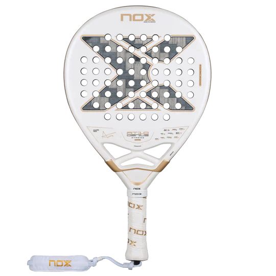 Raquette de padel NOX AT10 Genius 12K Alum Xtrem 2026 par Agustín Tapia - vue face