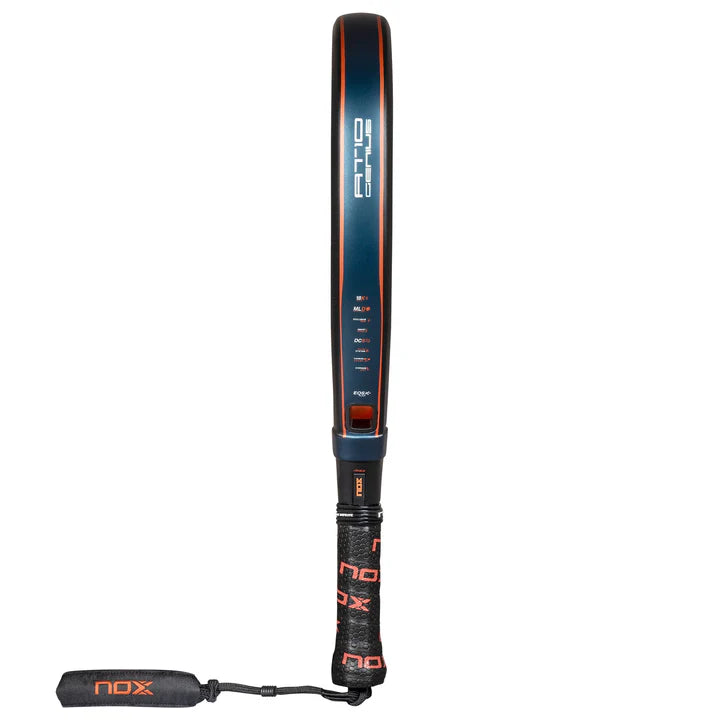 Raquette de padel NOX AT10 Luxury Genius Attack 18K Alum 2025 - vue de profil