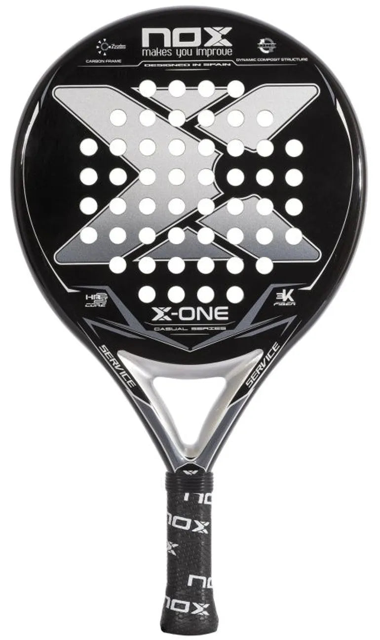 NOX X-One Casual Series – Raquette de padel ronde débutant